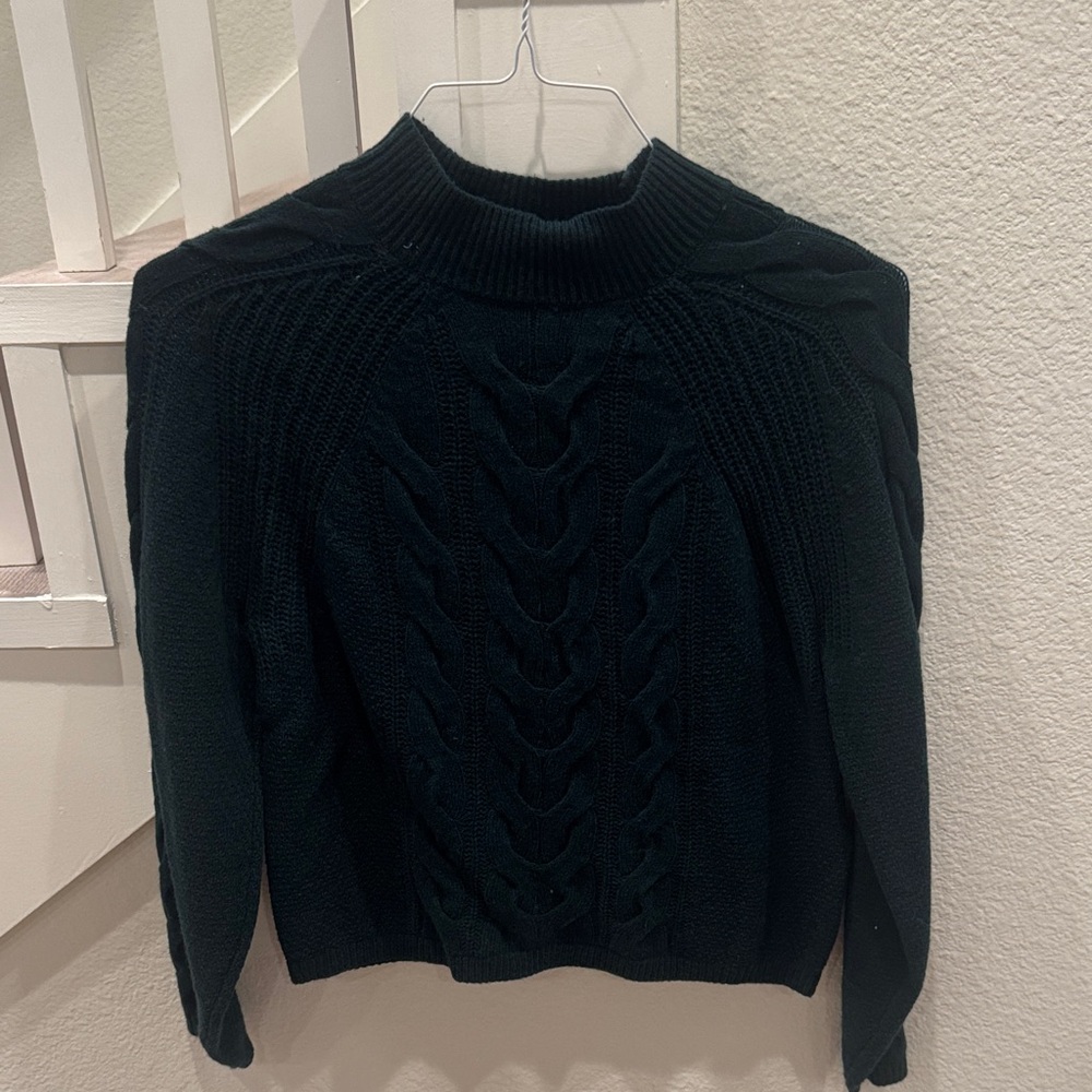 Banana Republic Italian Merino Blend Cable Knit Sweater S